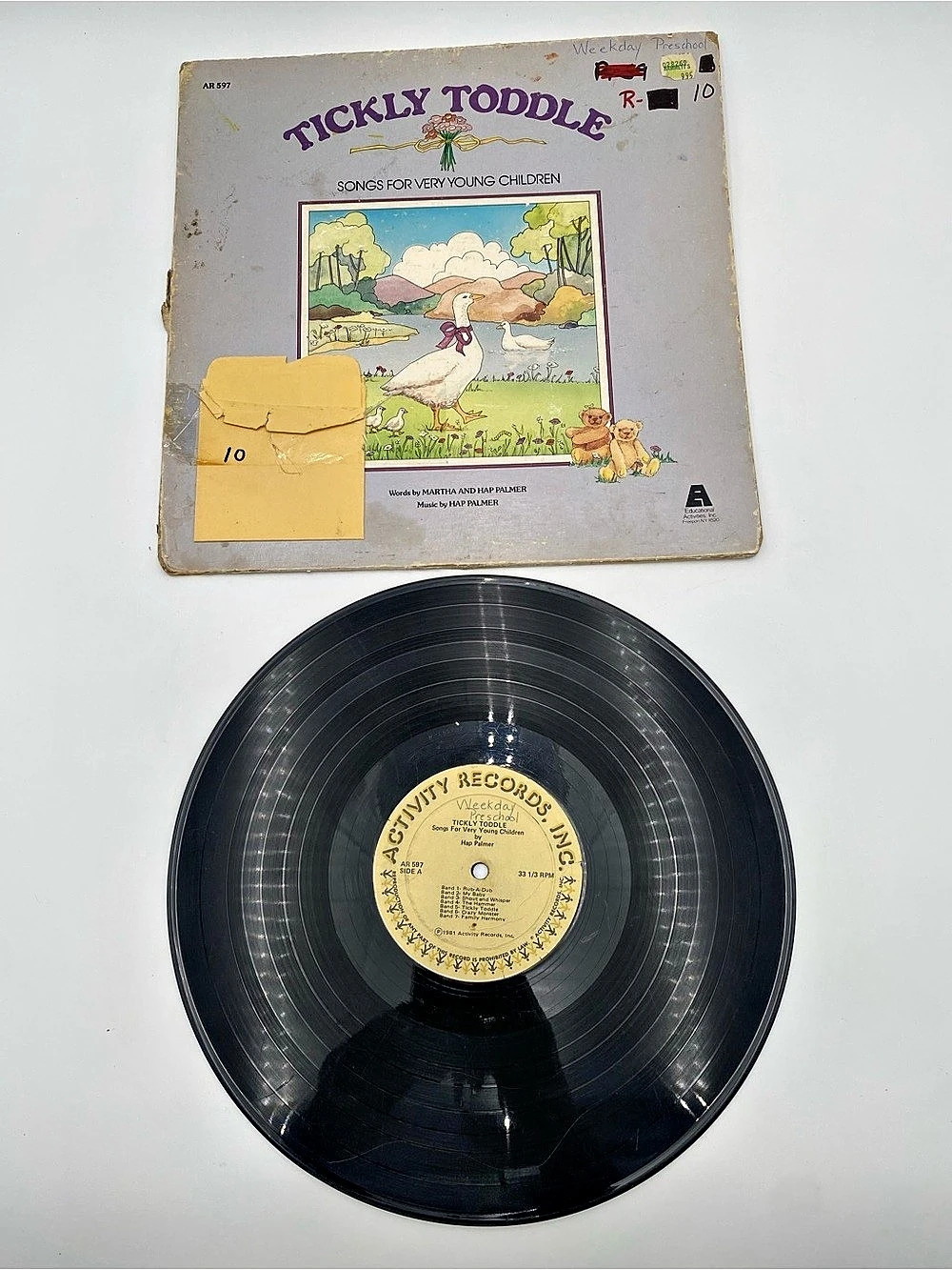 Activity Records Tickly Toddle (Songs For Very Young Children) Children's Vinyl